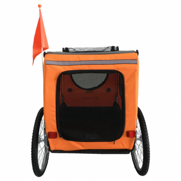 Topmast fietskar oranje original 04