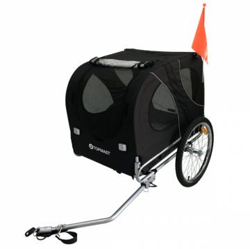 Topmast fietskar zwart original 01