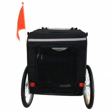 Topmast fietskar zwart original 04