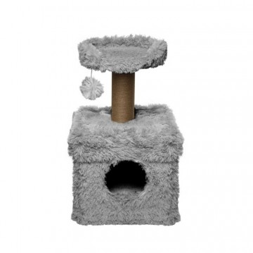 Topmast krabpaal fluffy langhaar   lima   grijs